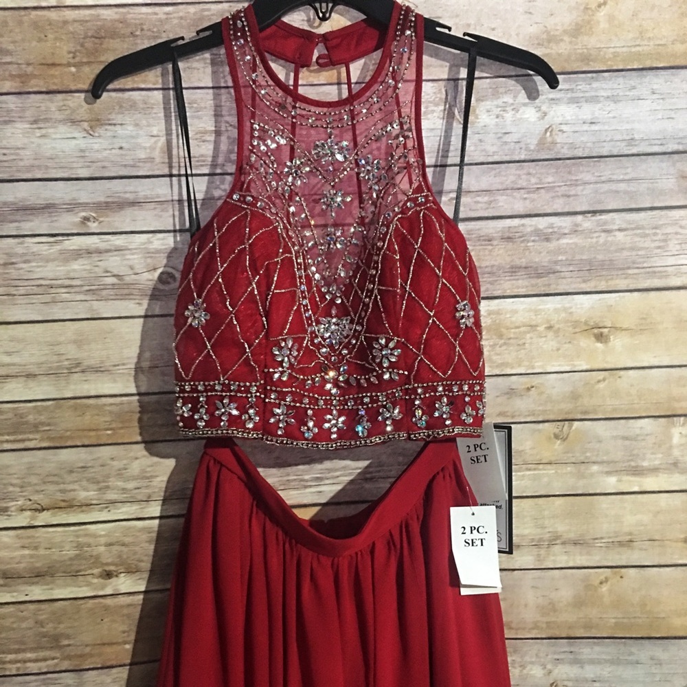 NWT Social Formal Dance 2-piece Short Dress